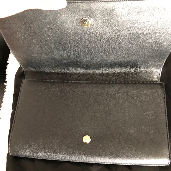 Authentic YSL Black clutch - Picture 2 of 3